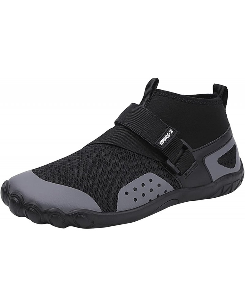 Men and Women Swimming Shoes Light Swimming Shoes Wading Diving Beach Casual Shoes for Men Work Black $12.98 Athletic Shoes