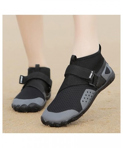 Men and Women Swimming Shoes Light Swimming Shoes Wading Diving Beach Casual Shoes for Men Work Black $12.98 Athletic Shoes