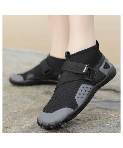 Men and Women Swimming Shoes Light Swimming Shoes Wading Diving Beach Casual Shoes for Men Work Black $12.98 Athletic Shoes