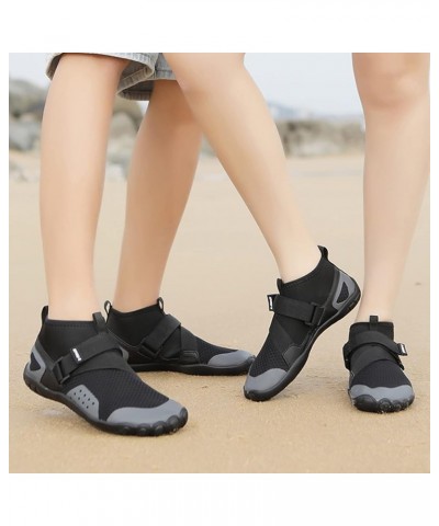 Men and Women Swimming Shoes Light Swimming Shoes Wading Diving Beach Casual Shoes for Men Work Black $12.98 Athletic Shoes