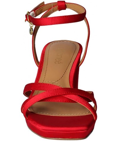 J.Reneé Women's Heeled Sandals Red $36.13 Sandals