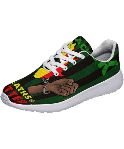 Proud African American Shoes Men Women Fashion Casual Slip on Running Sneakers Black History Month Gifts Black Breaths Matter...