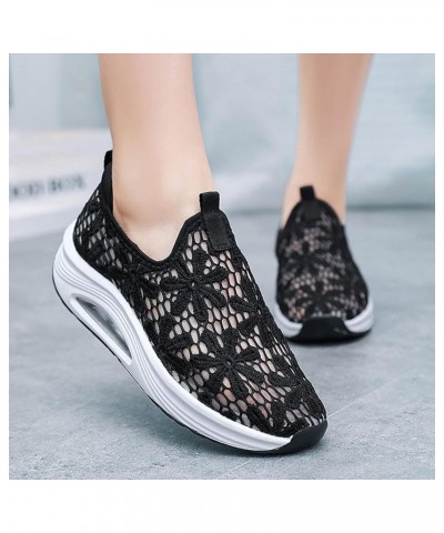 Shoes Toe Bottom Women Casual Sports Thick Fashion Round Lace Comfortable Summer Women's Casual Shoes Casual Winter Shoes for...