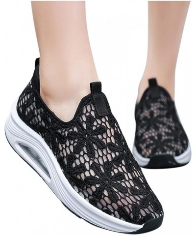 Shoes Toe Bottom Women Casual Sports Thick Fashion Round Lace Comfortable Summer Women's Casual Shoes Casual Winter Shoes for...