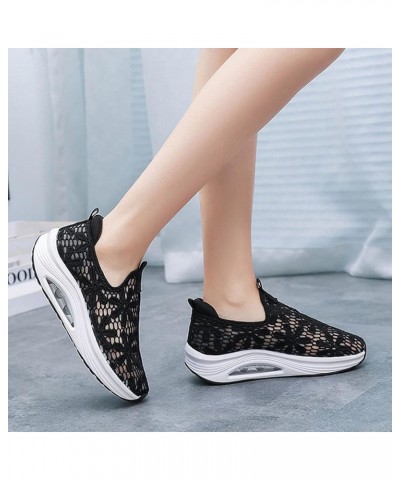 Shoes Toe Bottom Women Casual Sports Thick Fashion Round Lace Comfortable Summer Women's Casual Shoes Casual Winter Shoes for...