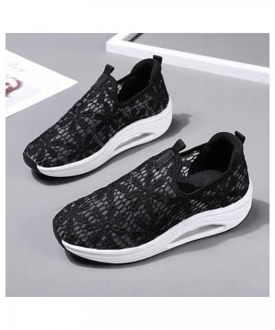 Shoes Toe Bottom Women Casual Sports Thick Fashion Round Lace Comfortable Summer Women's Casual Shoes Casual Winter Shoes for...