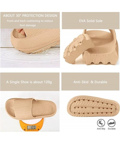 Cloud Slippers for Women and Men Non-Slip Shower Slides Bathroom Pillow Sandals Summer Pool Flip Flops Outdoor Indoor, Unisex...