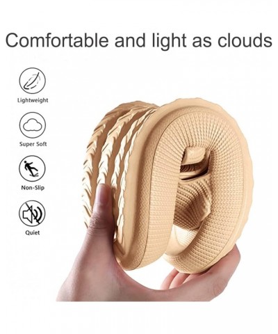 Cloud Slippers for Women and Men Non-Slip Shower Slides Bathroom Pillow Sandals Summer Pool Flip Flops Outdoor Indoor, Unisex...