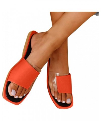 Flip Flops for Women Athletic Walking Thong Slippers Bohemia Flowers Sandal Summer Thong Sandals Orange 7.5 $8.71 Sandals