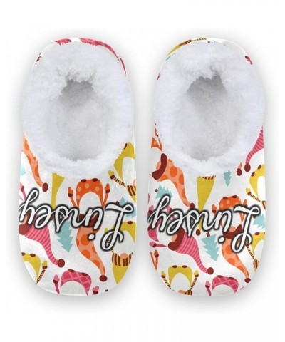 Customized Slippers for Women Men Cozy House Slipper Non-slip Comfy Slipper Socks House Shoes for Indoor Home Gifts 07 $14.50...