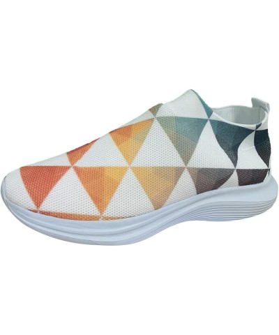 Women's Print Wedge Sport Shoes Fashion Casual Summer Mesh Running Shoes Sneakers Slip On Tennis Workout Walking Gym Lightwei...