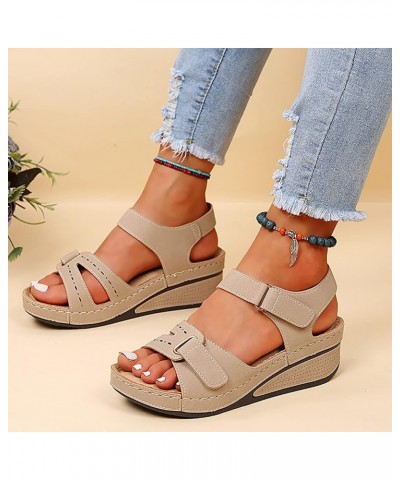 ENVEZ Women's Platform Espadrille Wedge Sandals Slingback Bowknot Open Toe Casual Summer Dress Shoes Summer Sandals for Women...