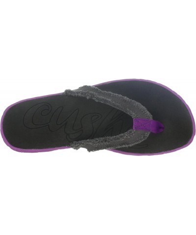 Women's Flipper Thong Sandal Grey $28.99 Sandals