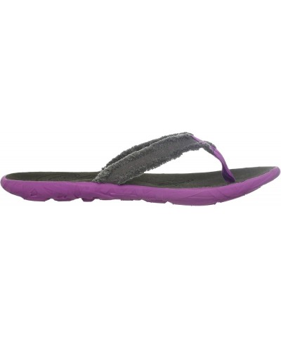 Women's Flipper Thong Sandal Grey $28.99 Sandals