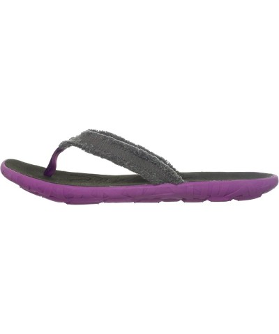 Women's Flipper Thong Sandal Grey $28.99 Sandals