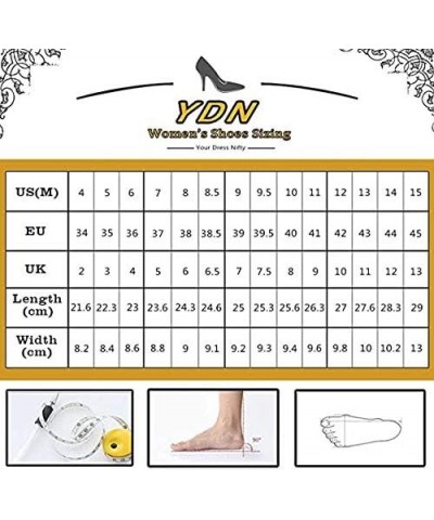 Women Platform Chunky High Heel Pumps Almond Toe Ankle Strap D'orsay Sandals Party Dress Prom Shoes Size 4-15 US Dark Steelbl...