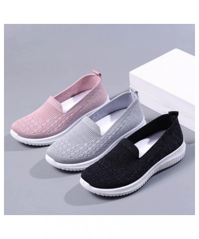 Sneaker Shoes for Women Women Shoes Mesh Socks Shoes Casual One Foot Wear Women's Shoes Breathable Casual Sports Shoes (Black...