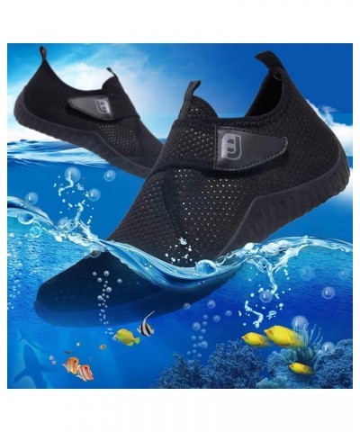 Womens Mens Water Sports Shoes Outdoor Quick Dry Barefoot Athletic Aqua Shoe for Beach Swim Pool Surf Diving Yoga All Black $...