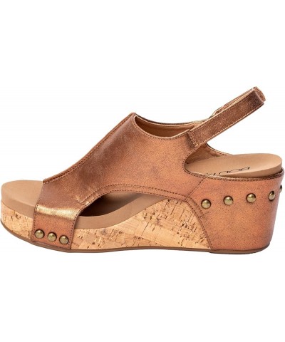 Carley Womens Casual Wedge 2.5 Antique Bronze $26.52 Sandals