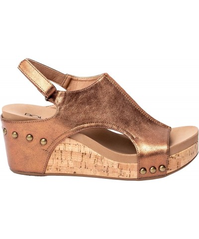 Carley Womens Casual Wedge 2.5 Antique Bronze $26.52 Sandals