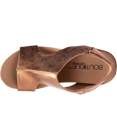 Carley Womens Casual Wedge 2.5 Antique Bronze $26.52 Sandals