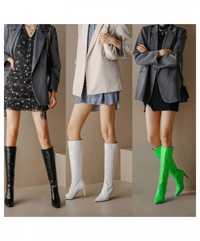 Fashion Knee High Boots for Women 55 Black $19.50 Boots