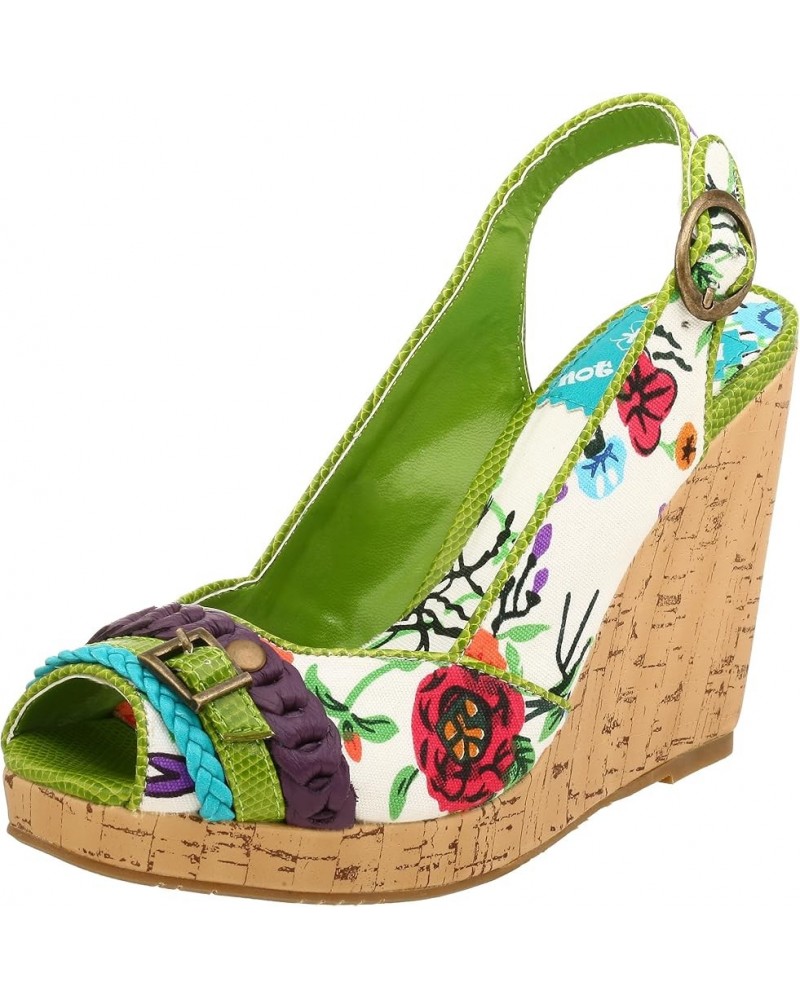 Women's Tips Wanted Wedge Green $12.24 Sandals