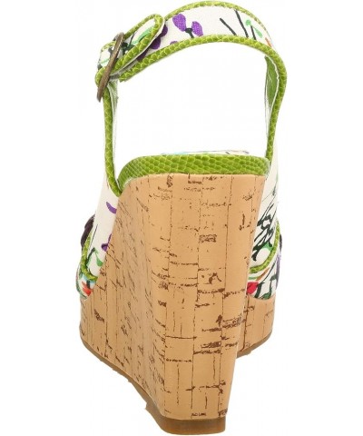 Women's Tips Wanted Wedge Green $12.24 Sandals