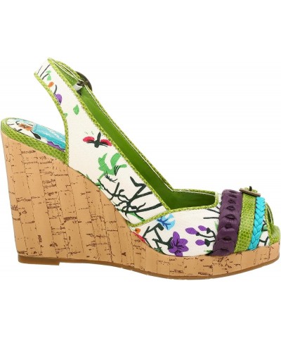 Women's Tips Wanted Wedge Green $12.24 Sandals