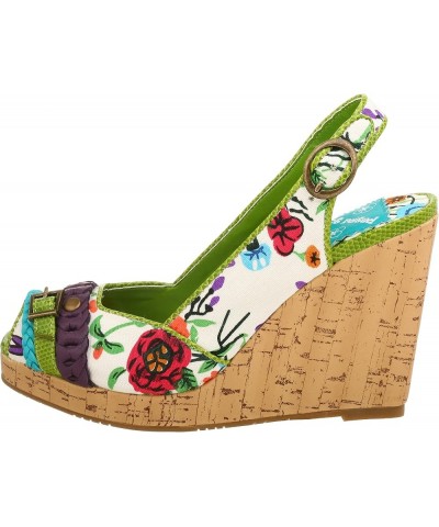 Women's Tips Wanted Wedge Green $12.24 Sandals