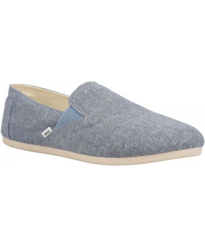 Womens Redondo Slip On Flats Casual - Off White Blue $19.85 Loafers & Slip-Ons