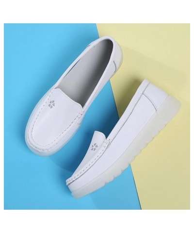 Women Loafers Shoes Wedges Soft Bottom Comfortable Boat Shoes Outdoor Slip On Women Shoes Casual Boots C $13.03 Athletic Shoes