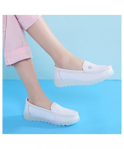 Women Loafers Shoes Wedges Soft Bottom Comfortable Boat Shoes Outdoor Slip On Women Shoes Casual Boots C $13.03 Athletic Shoes