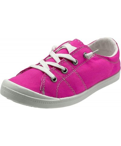 Women Shoes Casual Shoes Solid Sports Shoes Canvas Fashion Casual Shoes Women Wedge Comfort Shoes Hot Pink $17.93 Athletic Shoes