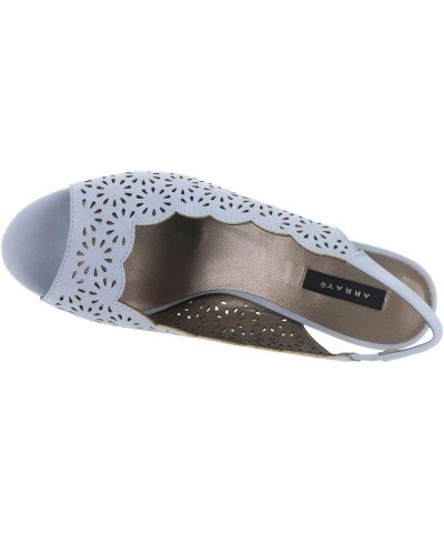 Masseys Lacy Womens Slip On Powder Blue $28.60 Loafers & Slip-Ons