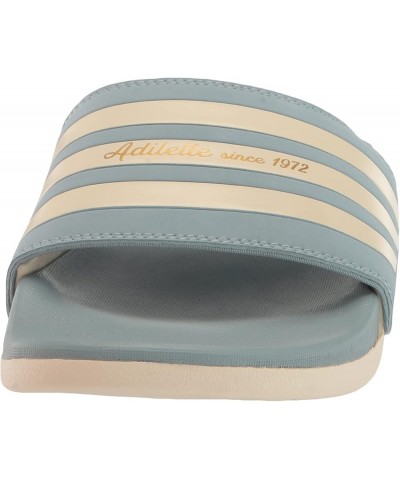 Unisex-Adult Adilette Comfort Slide Sandal Magic Grey/Wonder White/Gold Metallic $13.72 Athletic Shoes