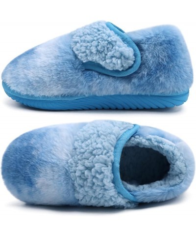 Women House Slippers Memory Foam Fluffy Slippers Ladies House Shoes Indoor Outdoor Skyblue $9.03 Slippers