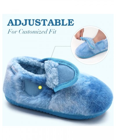 Women House Slippers Memory Foam Fluffy Slippers Ladies House Shoes Indoor Outdoor Skyblue $9.03 Slippers