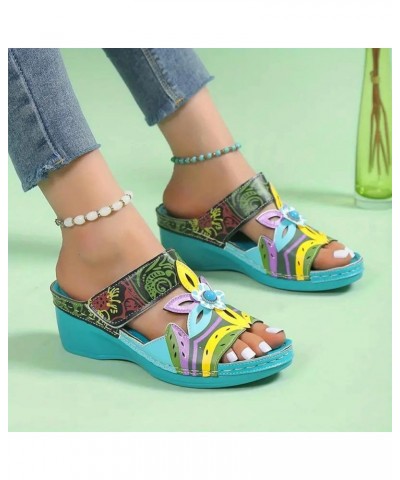 Flip Flop Women Arch Support Fit Flops For Women Sandals For Women Black Slides Boho Shoes For Women Sandals I-green $24.83 O...