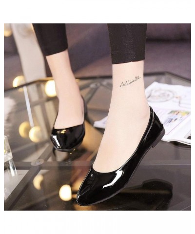 Flats Shoes Women Dress Ballet Shoes Loafers Flat Flock Ladies On Roman Women's Casual Shoes Slip Ankle Women's Casual Shoes ...