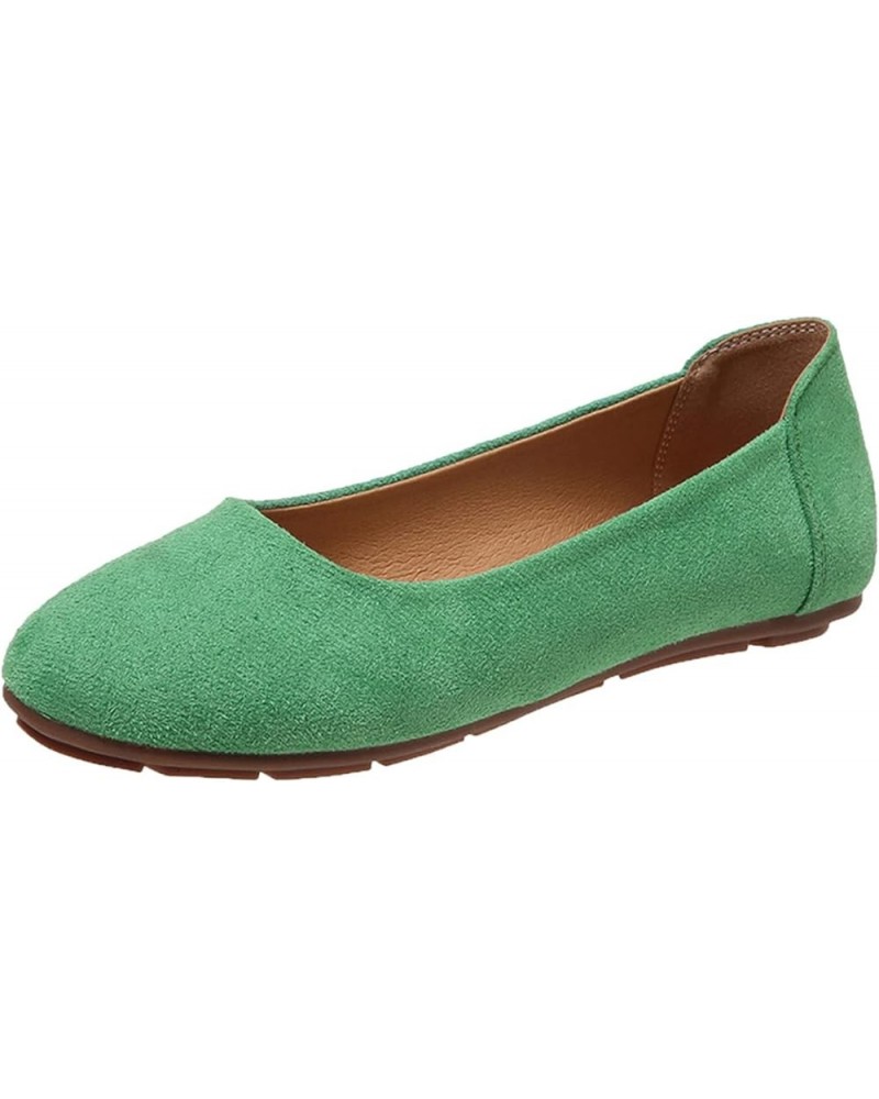 Pumps Shoes Women High Heel Espadrille Ballet Flats Women's Business Casual Shoes Gold Flats Green $12.23 Flats