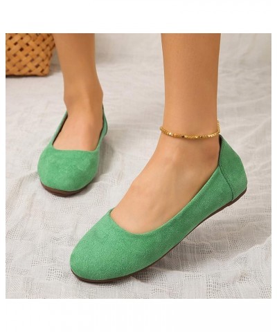 Pumps Shoes Women High Heel Espadrille Ballet Flats Women's Business Casual Shoes Gold Flats Green $12.23 Flats