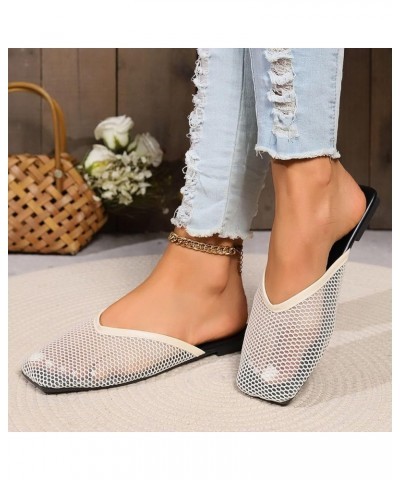 Wedge Sandals for Women Flat Open Toe Ankle Strap Walking Wedgesls Sandals Beach Boho Sandals 2 Band Sandal 61-qrcvgj-b-white...