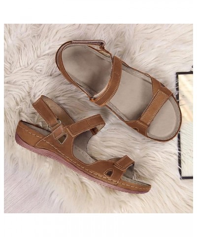 Platform Wedge Sandals Women Dressy, Comfortable Walking Sandals for Women, Womens Arch Support Sandals Orthotic Walking Sand...