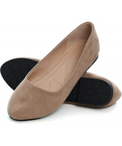 Women's Casual Business Ballet Closed Round Toe Flats Slip On Soft Comfy Office Shoes Non Slip for Work Driving Loafers Shoes...