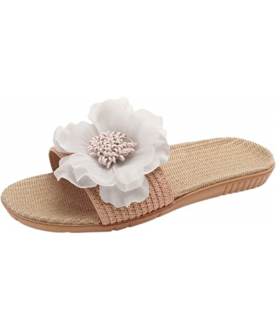 Women Flip Flops With Arch Support Comfortable Shoes For Women S Womens Sandals Foam Slides Wedge Flip Flops Beige-b $13.01 S...