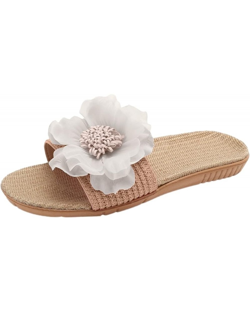 Women Flip Flops With Arch Support Comfortable Shoes For Women S Womens Sandals Foam Slides Wedge Flip Flops Beige-b $13.01 S...