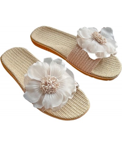 Women Flip Flops With Arch Support Comfortable Shoes For Women S Womens Sandals Foam Slides Wedge Flip Flops Beige-b $13.01 S...