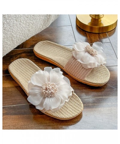 Women Flip Flops With Arch Support Comfortable Shoes For Women S Womens Sandals Foam Slides Wedge Flip Flops Beige-b $13.01 S...