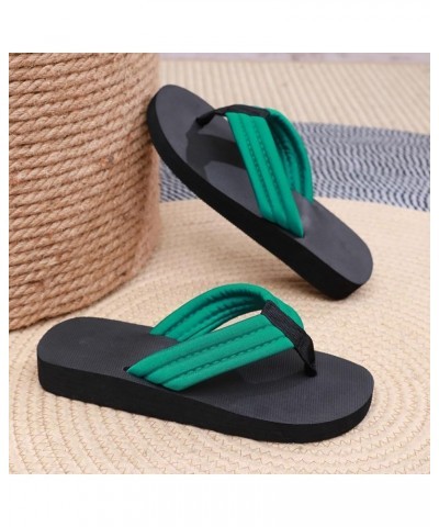 Sandals Women Beach Womens Sandals Thong Wedge Sandals Women Comfortable Wedge Sandals Women Dressy Summer Wedge Green $9.50 ...